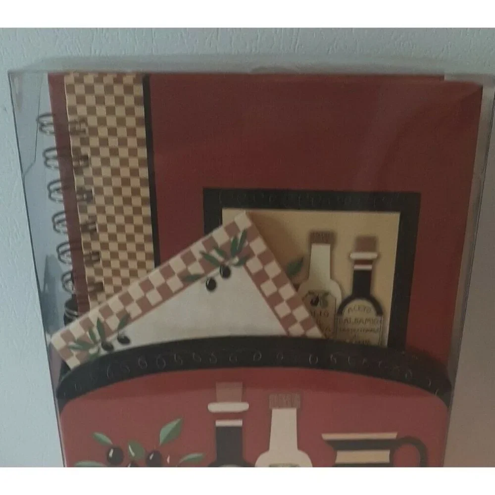 4 Piece Recipe Collection Notebook Keeper Notes Gift Boxed Journal Organizer